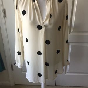 Polka dot blouse